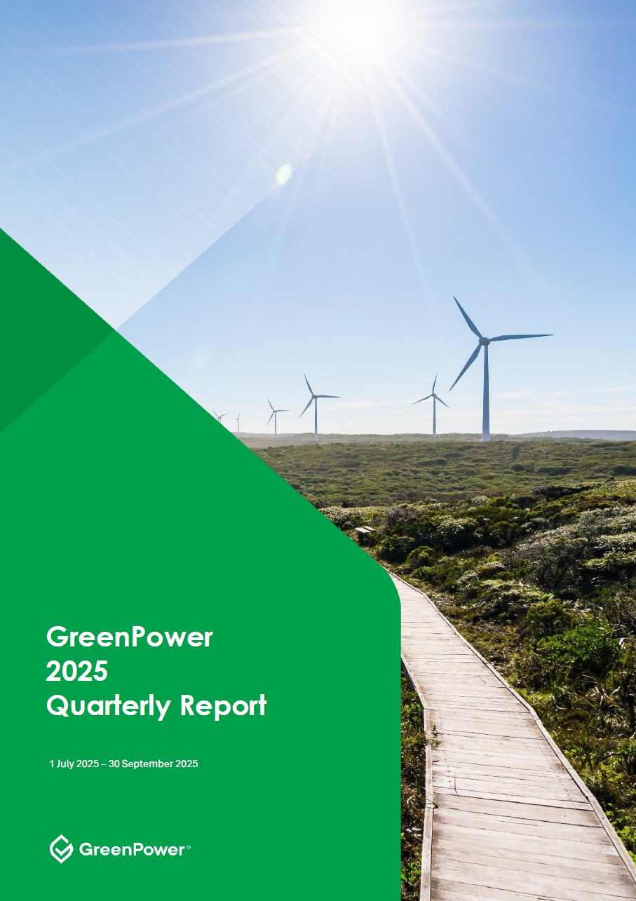 GreenPower 2025 Quarterly Report title page