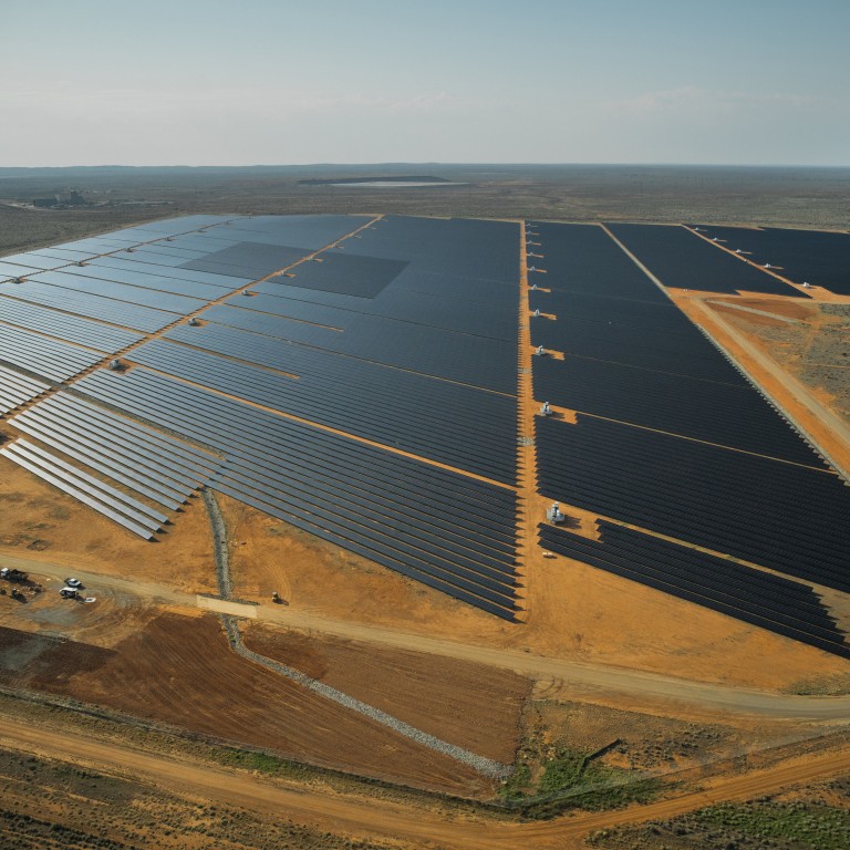 Broken Hill Solar Farm aerial view