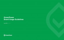 GreenPower Brand Usage Guidelines title page