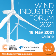 Wind Industry Forum 2021, 18 May 2021 online, Clean Energy Council