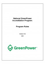 GreenPower Program Rules Version 10.2 title page