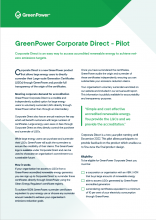 Corporate Direct Fact Sheet cover page