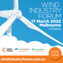 Clean Energy Council 2022 Wind industry forum logo