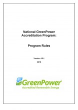 GreenPower Program Rules Version 10.1 title page
