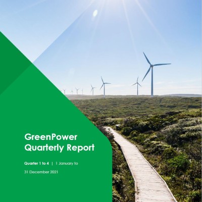 Quarterly Report 2021 Q1-Q4 title page