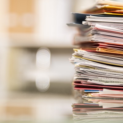 Stack of documents